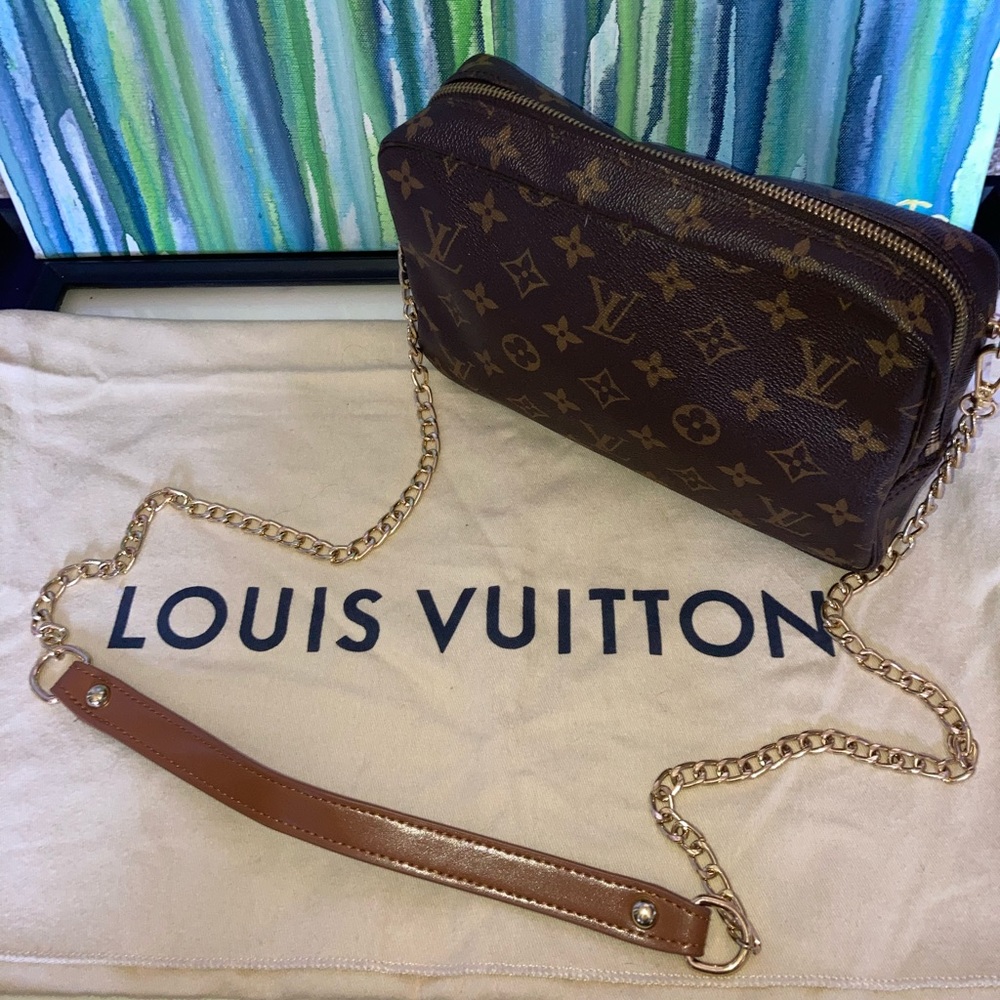 PREOWNED MONOGRAM LOUIS VUITTON CONVERTED TROUSSE 23